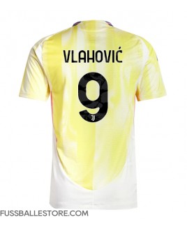 Günstige Juventus Dusan Vlahovic #9 Auswärtstrikot 2024-25 Kurzarm